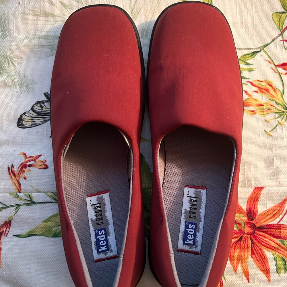 Keds Miami Red Casual Slip-On Loafers